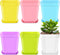 Zubebe 240 Pack Plastic Seedling Pots 3 Inch Flower Pots Small Square