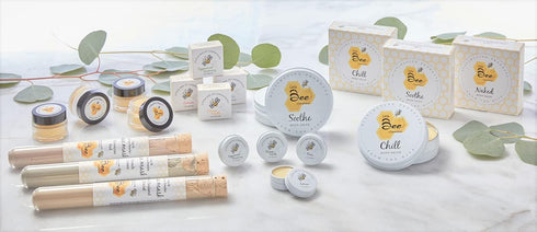 Hand-Rolled Beeswax Votive Candles 4pk by Little Bee of Connecticut