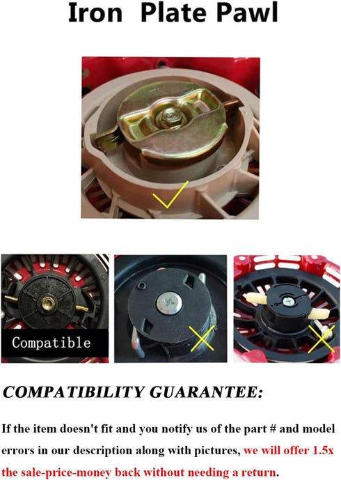YAMAKATO 751-12418 951-12408 Pull Start for Troy Bilt MTD Craftsman Yard Machines Cub Cadet 208CC Tiller