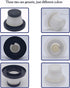 6 Pack HEPA Filter Replacement Compatible with KMM Handheld Car Vacuum Cleaner, Auloea Mini Car Vacuum Cleaner