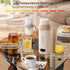304 6 450mL Travel Electric Kettle Small Stainless Steel Portable Kettle with Automatic Shut Off & Temperature Control