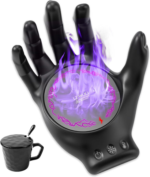 LZ-WLKJ Devil's Hand Heating Mug Warmer & Mug Set - 3 Temp Settings