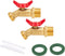 RouLiPouLi Outdoor Garden Hose Faucet Ball Valve Hose Bibb Shut Off Valve 3/4"