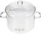Clear Glass Saucepan with Cover and Handles, 1500ml Simmer Pot for Cooking Pasta, Noodle, Soup, Milk