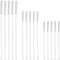 GFDesign Drinking Straw Cleaning Brushes Set, Nylon Bristles with Stainless Steel Handle, 8" to 12" - Set of 15