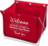 Mediz Foldable Shoe Cover Holder (Red) with Bonus Door Hanger - Please Use Shoe Covers