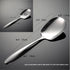 X-Large Serving Spoons Set - 9.8 Inch Slotted Spoon and Serving Spoon, 18/8 Stainless Steel Cooking Utensils, Pack of 2
