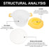Hemoton Microwave Rice Maker, Round Microwave Food Container for Rice, Pasta, Includes Spoons