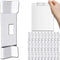 50PCS Vertical Blind Repair Vane Savers, Metal Repair Tabs Kit for Vertical Blinds Replacement Slats