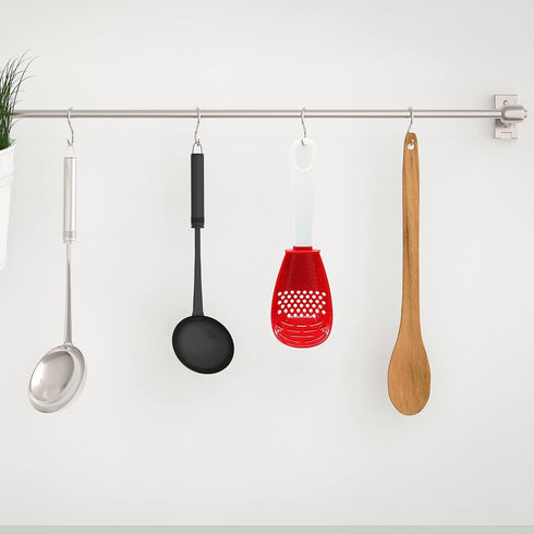 Pack of 2 Multifunctional Cooking Gadgets, 6 in 1 Cooking Utensils, Slotted Spoon, Heat Resistant Kitchen Tools