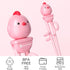 Training Chopsticks for Kids - Anti-dislocation Buckle Design, Harmless Material, Includes Portable Box (Pink)