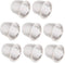 Luxshiny 8Pcs Stainless Steel Teapot Tea Strainer Insert, Metal Mesh Infuser for Loose Tea Leaves (5.8x4cm)
