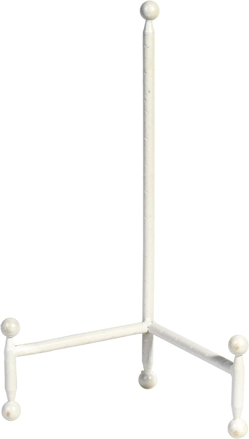 Red Co. Decorative Tripod Plate Stand and Art Holder Easel in White Finish - 11.5" h by Red Co.