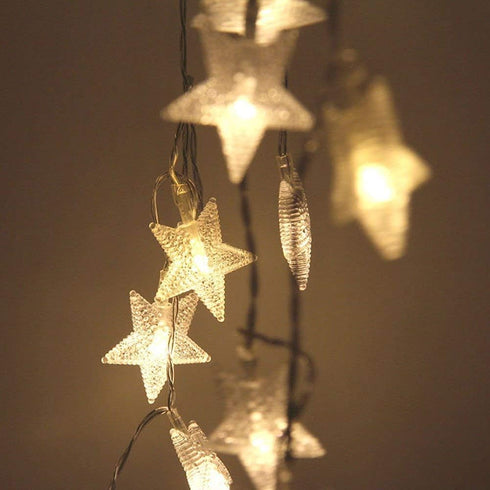MUCHER 20ft 40 String Lights Star Fairy Lights USB with LED Decorative Lighting for Anywhere (Warm White)