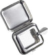 Stainless Steel Mini Pocket Ashtray, Portable Cigarettes Ash Tray with Lid, Compact Car Supplies for Office, Home