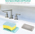 3PCS Premium Silicone Self Draining Soap Holder - Soap Saver for Shower, Bathroom, Kitchen, Easy Clean, Keep Soaps Dry