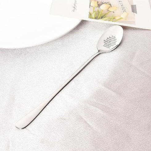 Friendship Spoon Gifts for Best Friend - Engraved Stainless Steel Spoon for Coffee & Tea Lovers