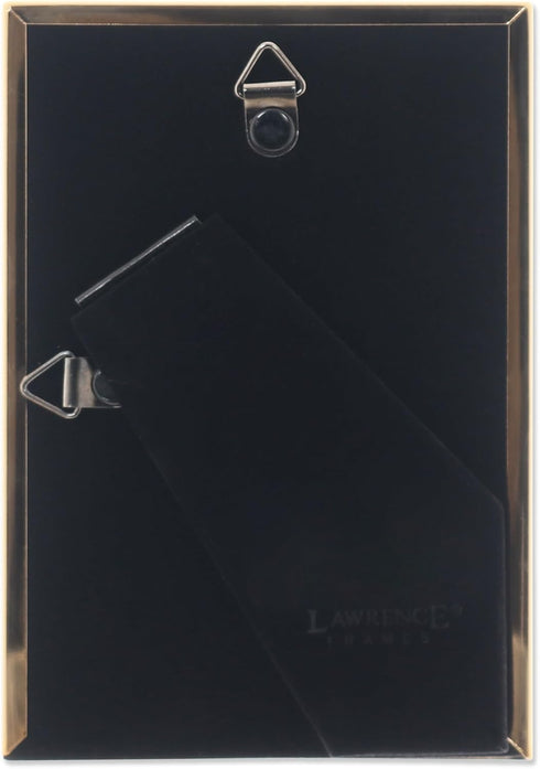 Lawrence Frames 670046 4x6 Gold Metal Picture Frame