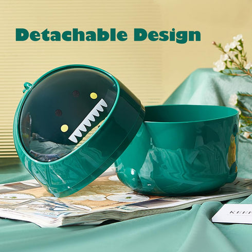 TIE-DailyNec 90 Desktop Trash Can with Trash Bags, Cute Trash Can Creative Waste Basket Storage bin, Plastic Garbage