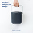 BLUE GINKGO Kitchen Compost Bin - Easy Clean Food Waste Bin for Kitchen | Countertop Compost Pail Bucket | Made in