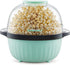 Elite Gourmet EPM145M 18-cup Hot Oil Stirring Popcorn Popper, Great for Parties, Movie Night, Mint