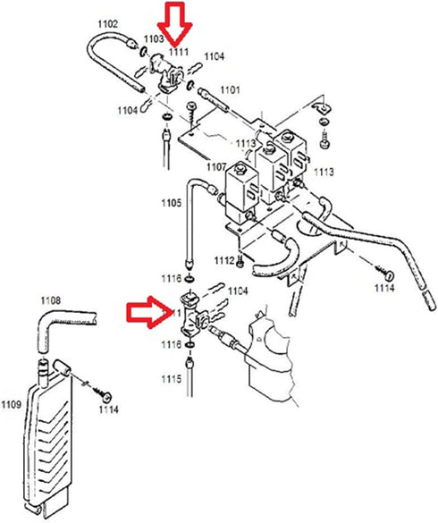 3-Way T-Hose Connector for JURA Coffee Machines, Fluid Connector for Fully Automatic Coffee Machines