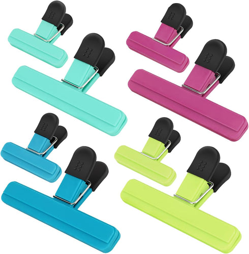 TACGEA Chip Clips, 8 Pack Food Clips with Air Tight Seal Grip for Food Storage