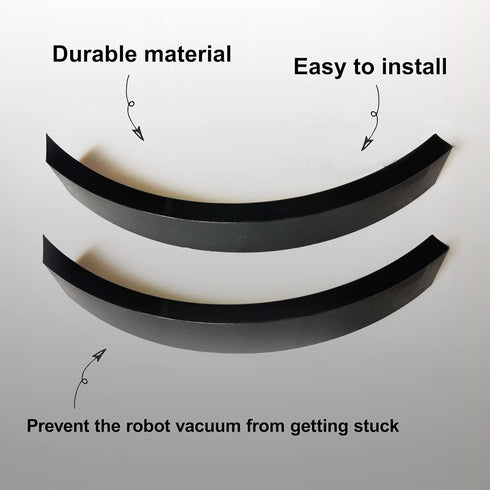 PIAOLGYI 2PCS Bumper Extender for Robot Roomba Vacuum, Prevents Getting Stuck (Tall 1.5 Inch)