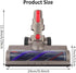 Quick Release Motorhead Turbine Brush Cleaner Head Compatible with Dyson V15 V11 V10 V8 V7 Vacuum Cleaner for Cleaning