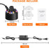 FITNATE Mist Maker, 12 LED Mister Fogger Water Fountain Atomizer, Perfect for Halloween and Holidays