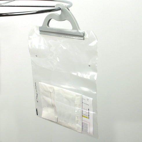 Monaco Hanging Storage Bags, 10-Pack of 12 x 9-Inch Clear Plastic Bags for Classroom, Library, Pharmacy
