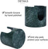 Counter JIMEI Travertine Marble Sponge Holder for Kitchen - Natural Stone Dish Drying Rack, Sponge Caddy for Sink
