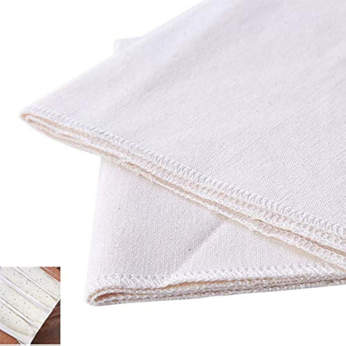 Professional Bakers Dough Cloth - 100% Pure Cotton Pastry Proofing Cloth for Baking French Bread (29 3/8 x 17 3/4 inch)