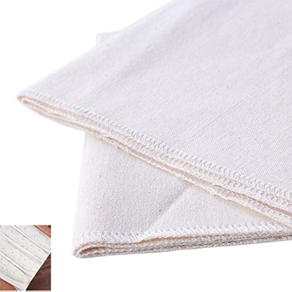 Professional Bakers Dough Cloth - 100% Pure Cotton Pastry Proofing Cloth for Baking French Bread (29 3/8 x 17 3/4 inch)