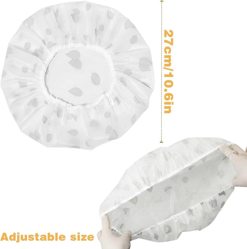 2Pcs Bowl Covers, Bread Proofing Cover Reusable Bowl Covers for Bread Proofing, Bread Cover for Rising Adjustable Elastic Bowl Covers, Bowl Covers for Bread Rising Sourdough Proofing Covers by CANIPHA