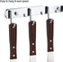 4PCS Cake Decorating Icing Spatula Set, 4, 6, 8 & 10 Inch Stainless Steel Blade, Wood Handle Frosting Tools