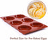 JOERSH Silicone Egg Molds - 2-PK Non-Stick 3" Round Muffin Top Baking Pans for Breakfast Sandwiches
