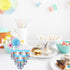 4Dozens 10pcs MACTING Baby Bottle for Baby Shower Favors, Mini Candy Bottles with Artificical Flowers for Boys Girls