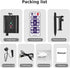 ZPSHYD 8 Pack (3V) Solar Battery Box for LED String Lights, Outdoor String Lights Control Panel with DC Charging Remote
