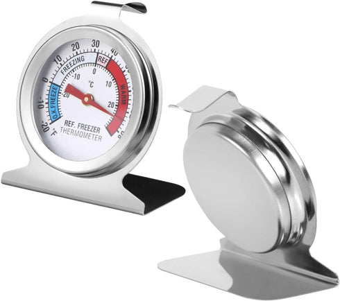 6PCS Large Dial Refrigerator Freezer Thermometer - Classic Series for Fridge Temperature Cooler
