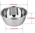meleg otthon Stainless Steel Bowl, 3QT Heavy Duty Salad Bowl, Metal Basin, Dishwasher Safe with Mirror Finish