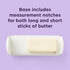 Chefn Slice'n Store Butter Dish with Built-In Slicer Lid Fits Long & Short Sticks, Measurement Marks Included Keeps