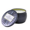 Voluspa Makassar Ebony & Peach Mini Tin Candle - 4 oz, 25 Hour Burn Time, Handcrafted in The USA
