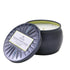 Voluspa Makassar Ebony & Peach Mini Tin Candle - 4 oz, 25 Hour Burn Time, Handcrafted in The USA