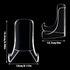 Chunful 2 Pieces Acrylic Plate Stands Clear Acrylic Easels Display Stands with Deep Support Shelves for Display Card Holder Photos Book Picture Table Top Holder Home Decors (5.1 x 5 x 6 Inch)