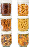 Hoa Kinh Glass Overnight Oats Jars with Lids, 20oz 6Pack Leak Proof