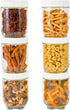 Hoa Kinh Glass Overnight Oats Jars with Lids, 20oz 6Pack Leak Proof