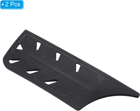 PATIKIL Plastic Safety Knife Cover Sleeves, 2 Pack for 7" Nakiri Knife, Universal Blade Protector, Black