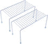 yaenoei Kitchen Shelves, Cabinet Organization Mini Storage Shelf, White,Set of 2