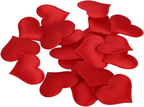Heart Shape Decor, 500pcs/pack Red Heart Shape Petals Confetti Sponge Scatter for Wedding Party Decorations